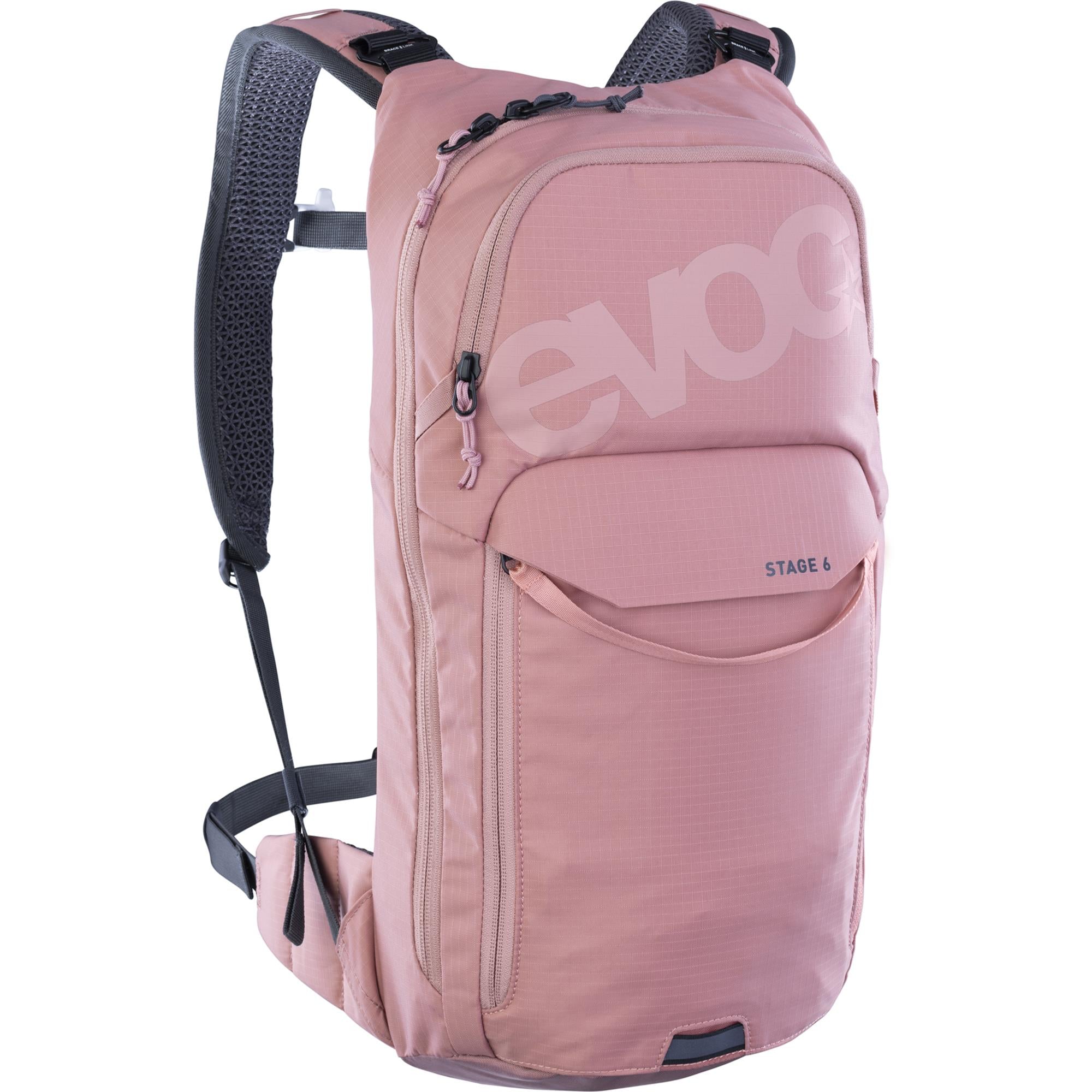 EVOC Stage Performance Backpack 6L With 2L Hydration Bladder Dusty Pink
