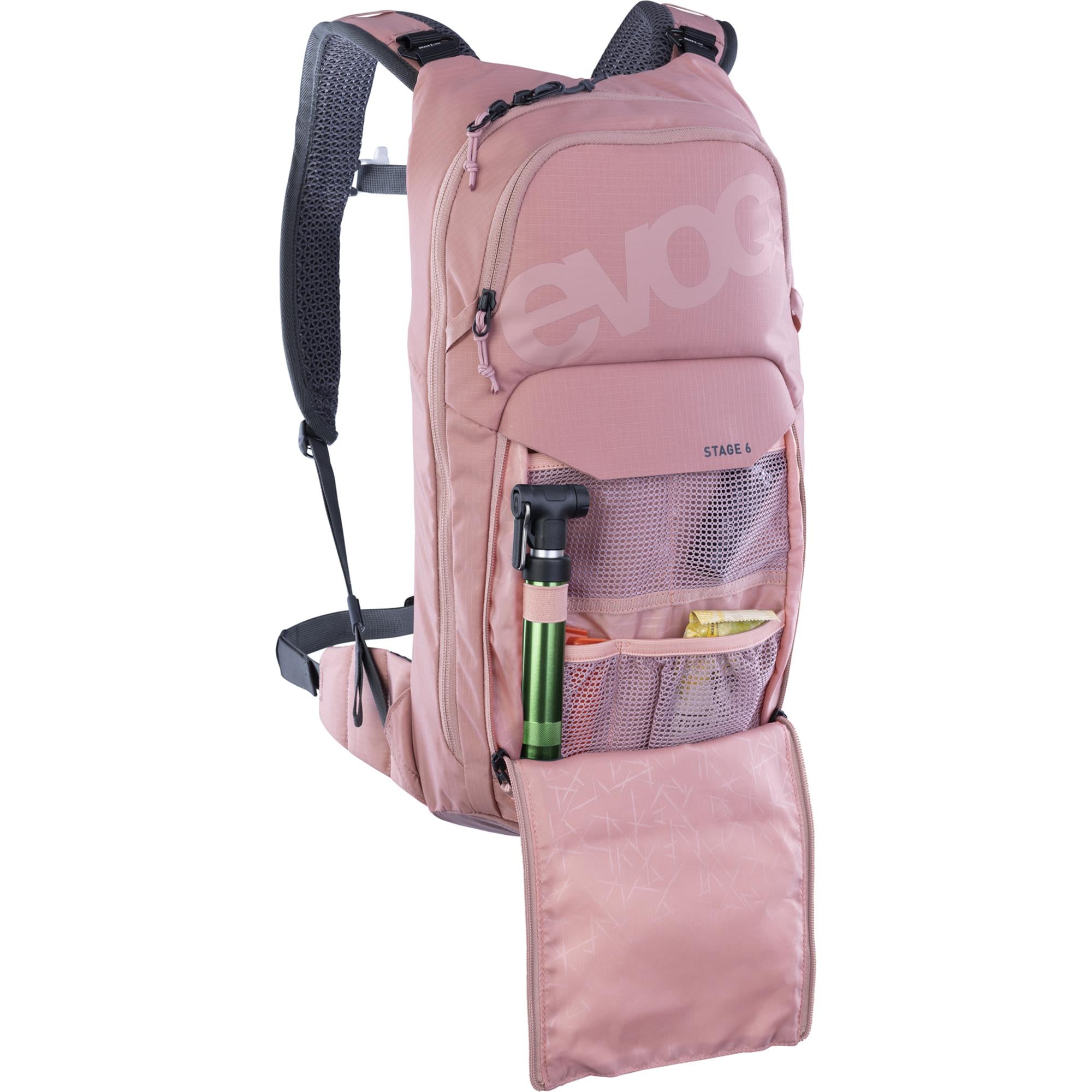 EVOC Stage Performance Backpack 6L With 2L Hydration Bladder Dusty Pink