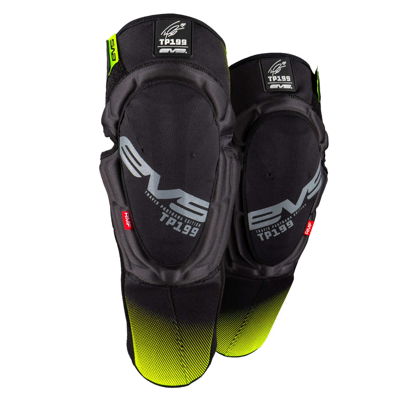EVS TP199 Knee Guards 2 Black/Hi-Viz Pair