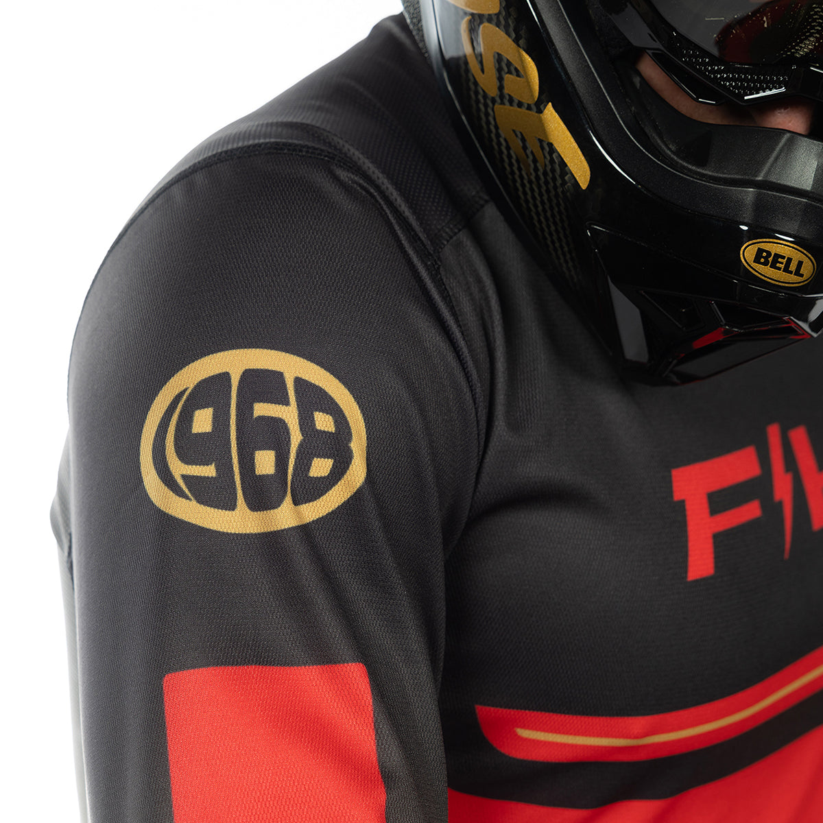 Fasthouse Elrod React MX Jersey - Racing Red/Black