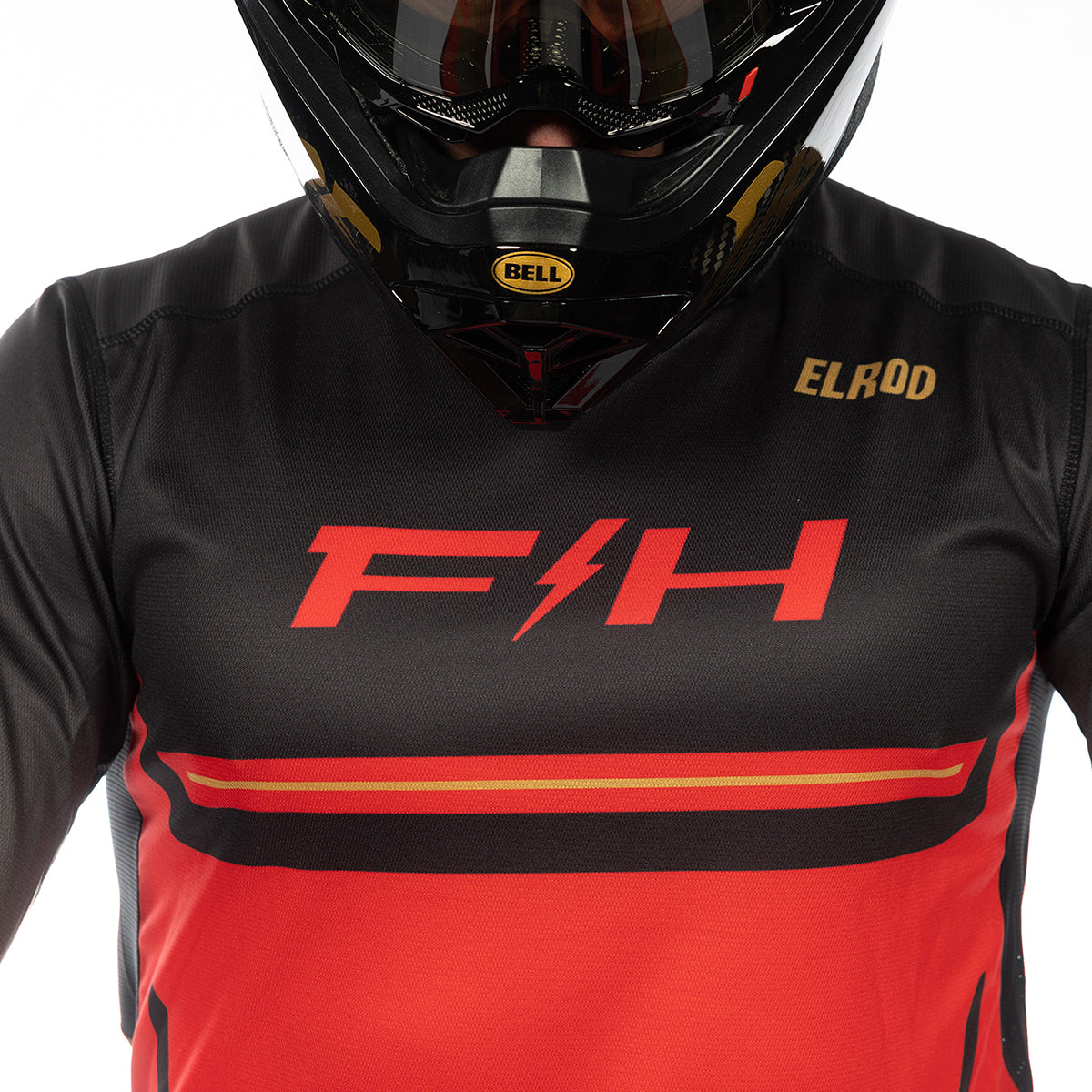 Fasthouse Elrod React MX Jersey - Racing Red/Black