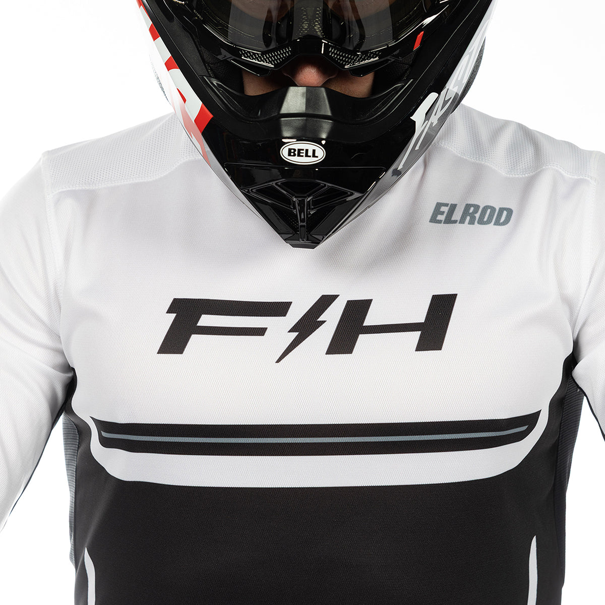 Fasthouse Elrod React MX Jersey - White/Black