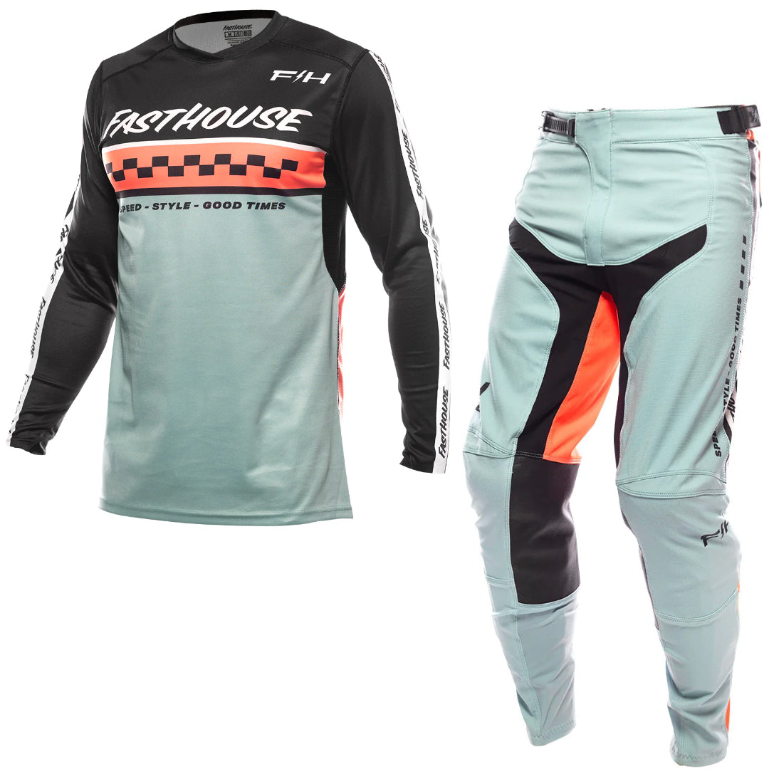 Fasthouse Elrod Formula MX Kit Combo Oceanic Mint/Hyper Coral