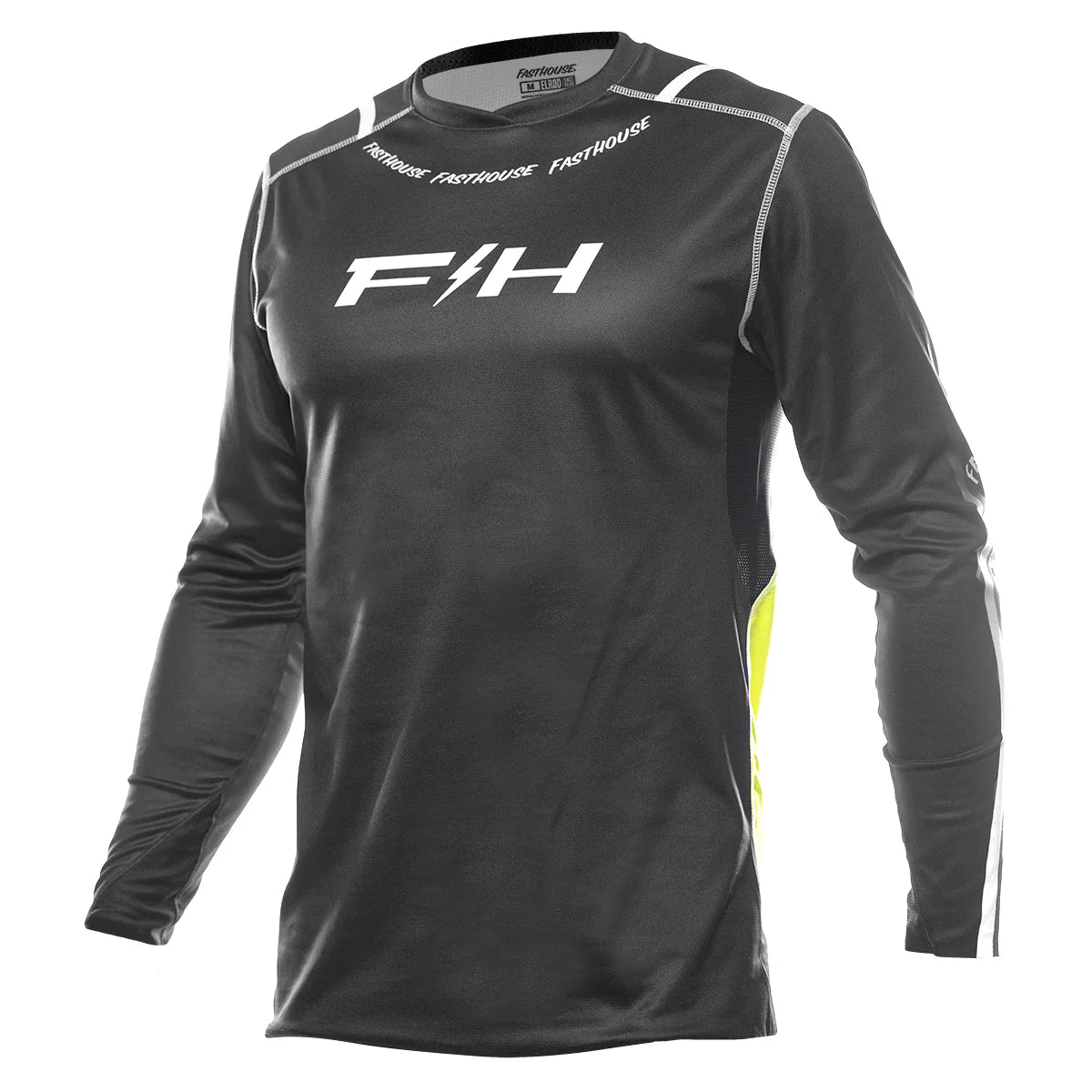 Fasthouse Elrod Nitro LS MX Jersey Black Neon