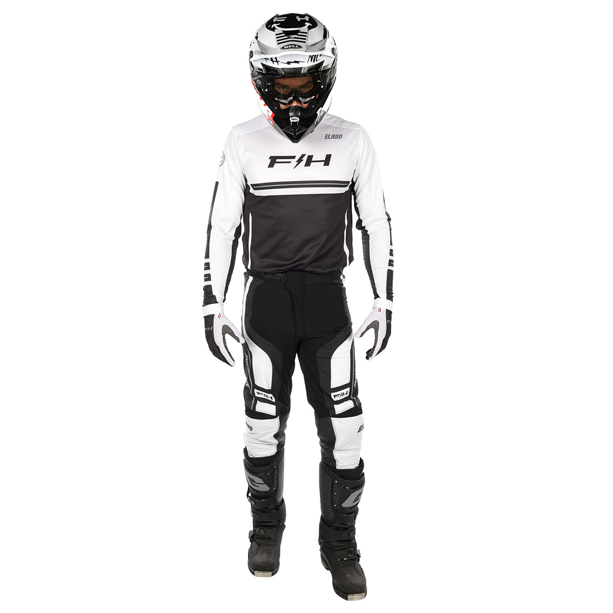 Fasthouse Elrod React MX Pant - White/Black
