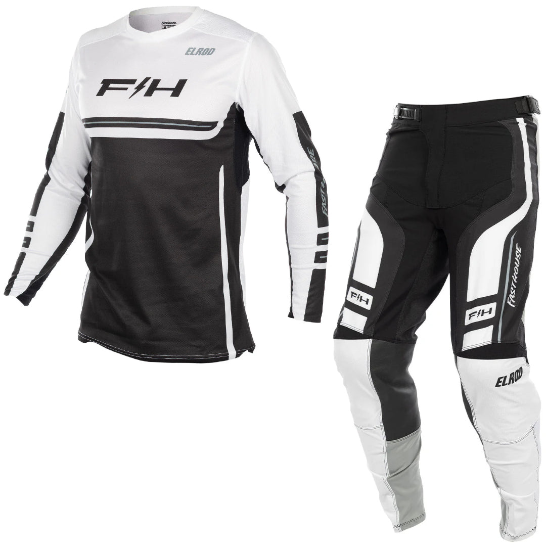 Fasthouse Elrod React MX Kit Combo - White/black