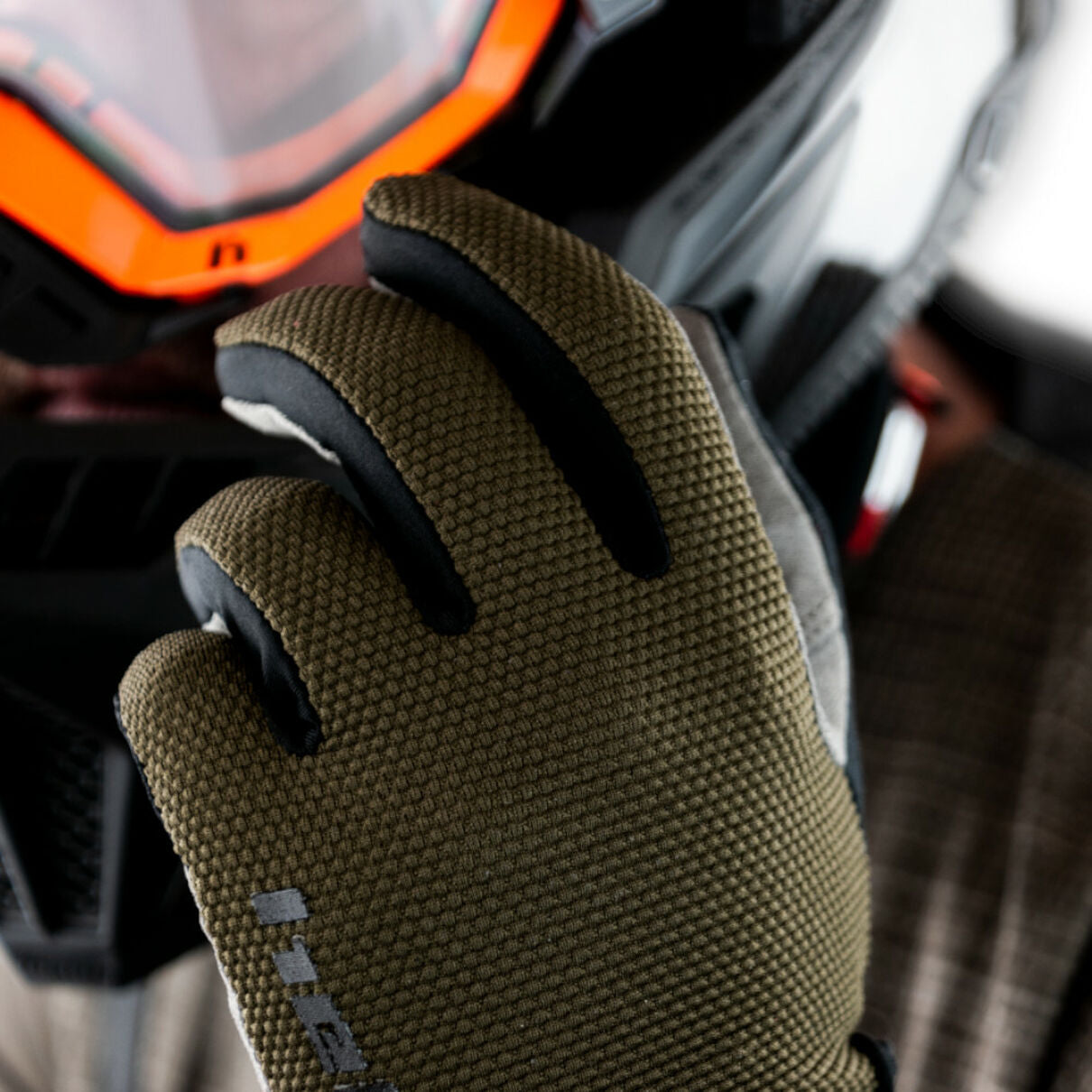 Hebo Trials Glove Nano Pro Khaki