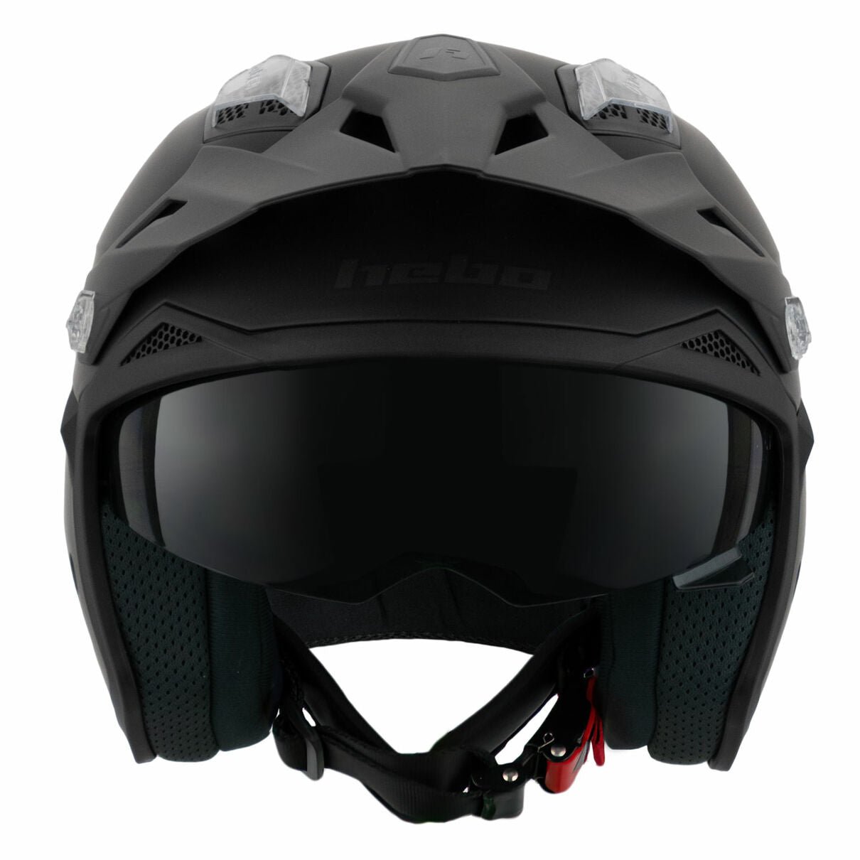 Hebo Trials Helmet Zone 5 Monocolour Matte Black