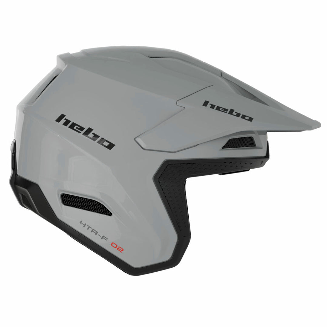 Hebo Trials Helmet Zone Pro Monocolour Grey