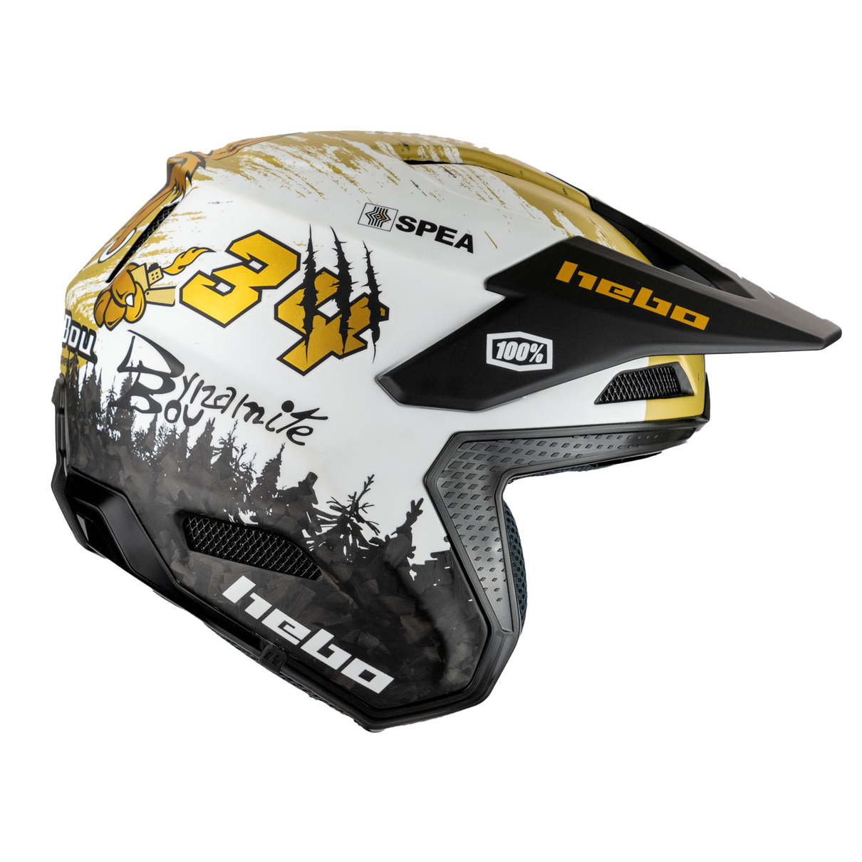 Hebo Trials Helmet Zone Race Toni Bou 34 Limited Edition