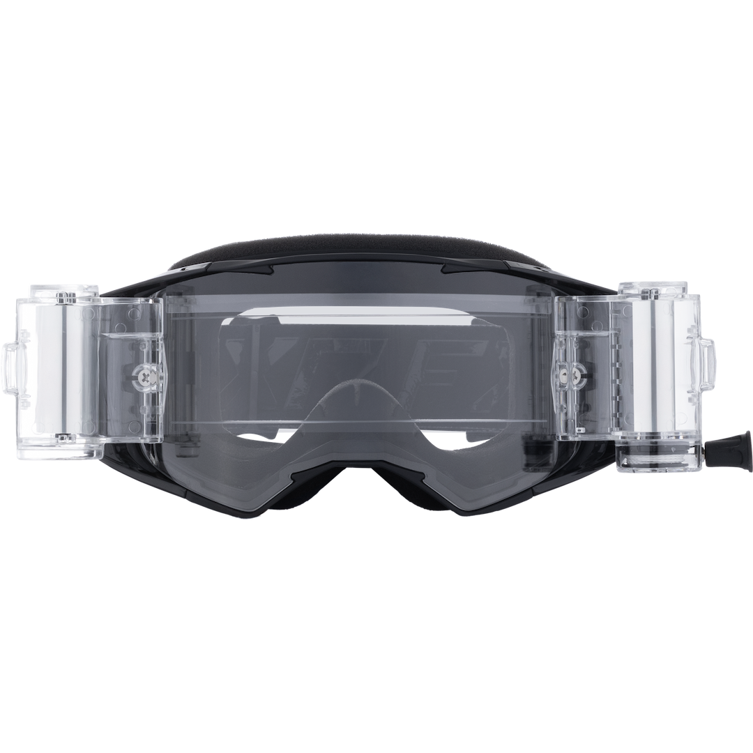 FXR Factory Ride Roll-Off MX Goggle 2026 Black - Clear Lens