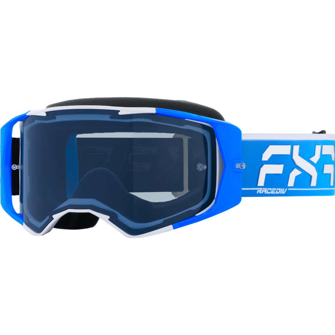 FXR Factory Ride MX Goggle 2026 Blue - Blue Lens