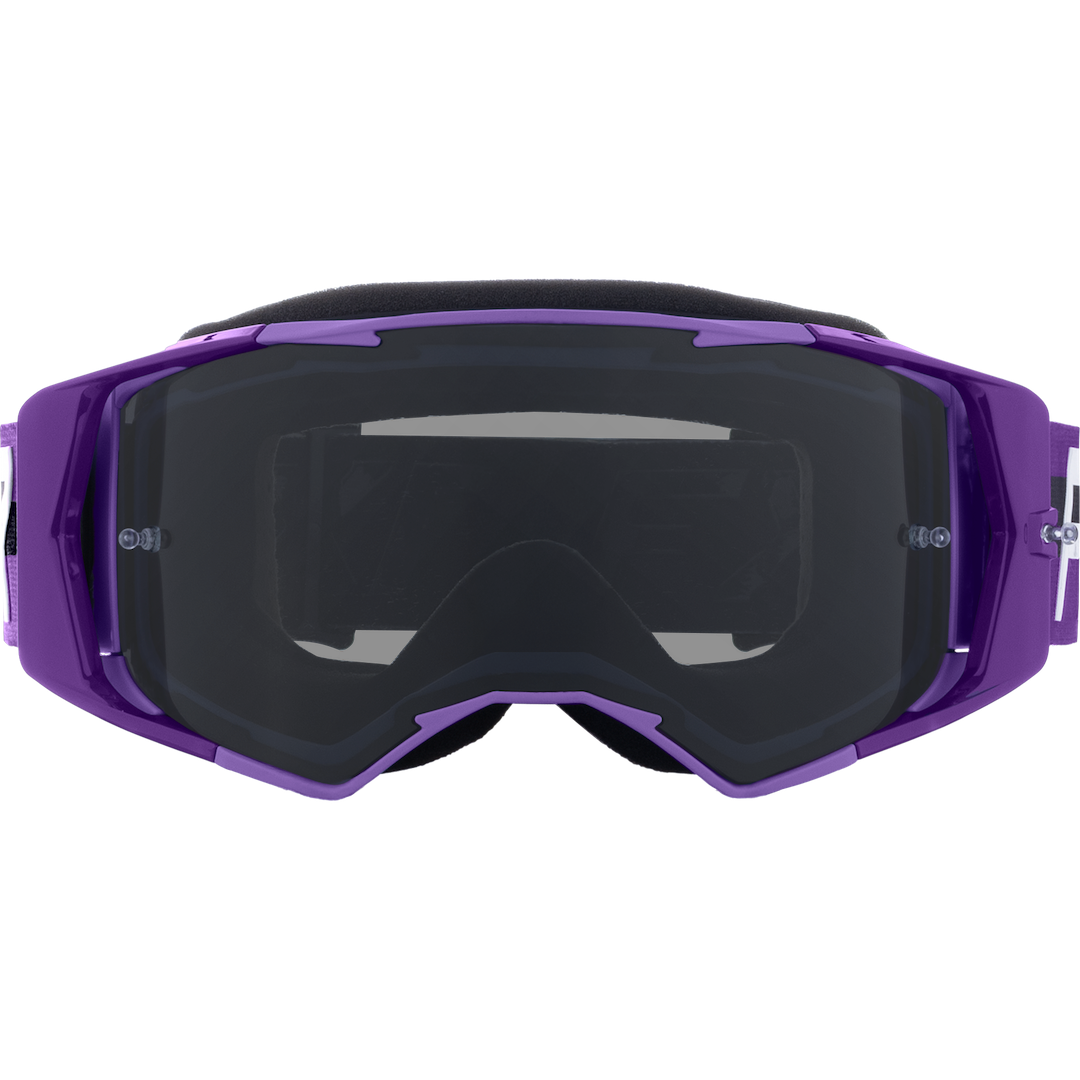 FXR Factory Ride MX Goggle 2026 Purple - Smoke Lens