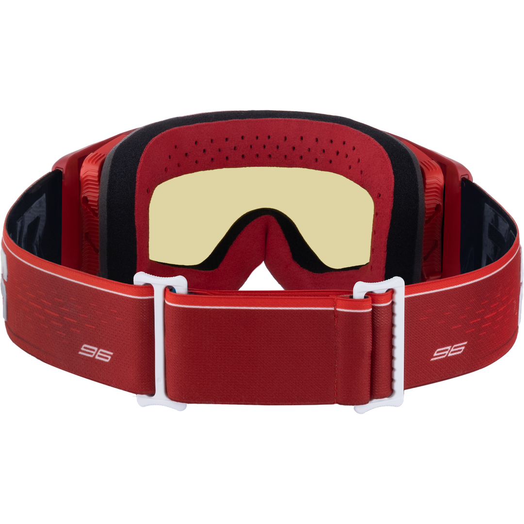 FXR Factory Ride MX Goggle 2026 Red - Mirrored Lens