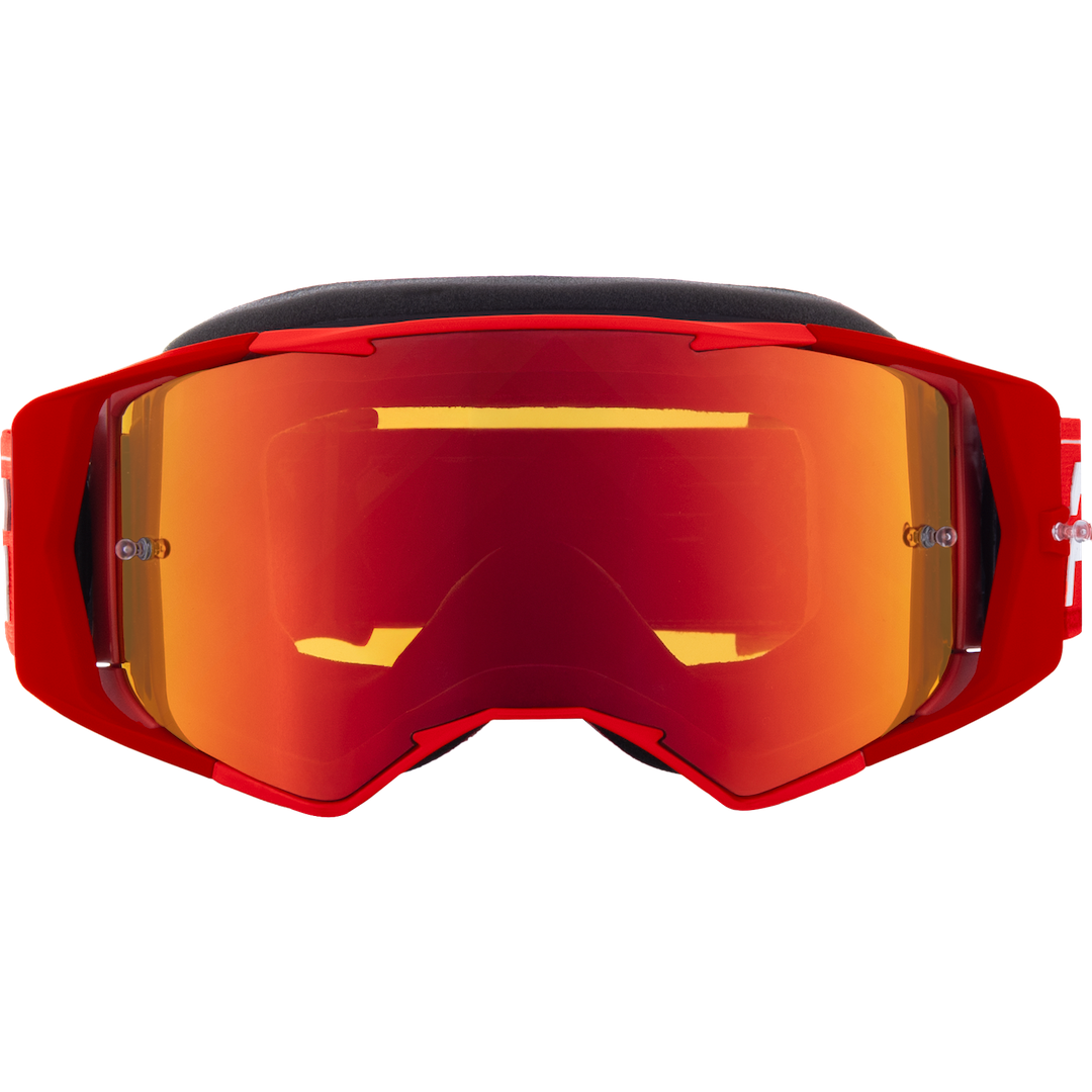 FXR Factory Ride MX Goggle 2026 Red - Mirrored Lens