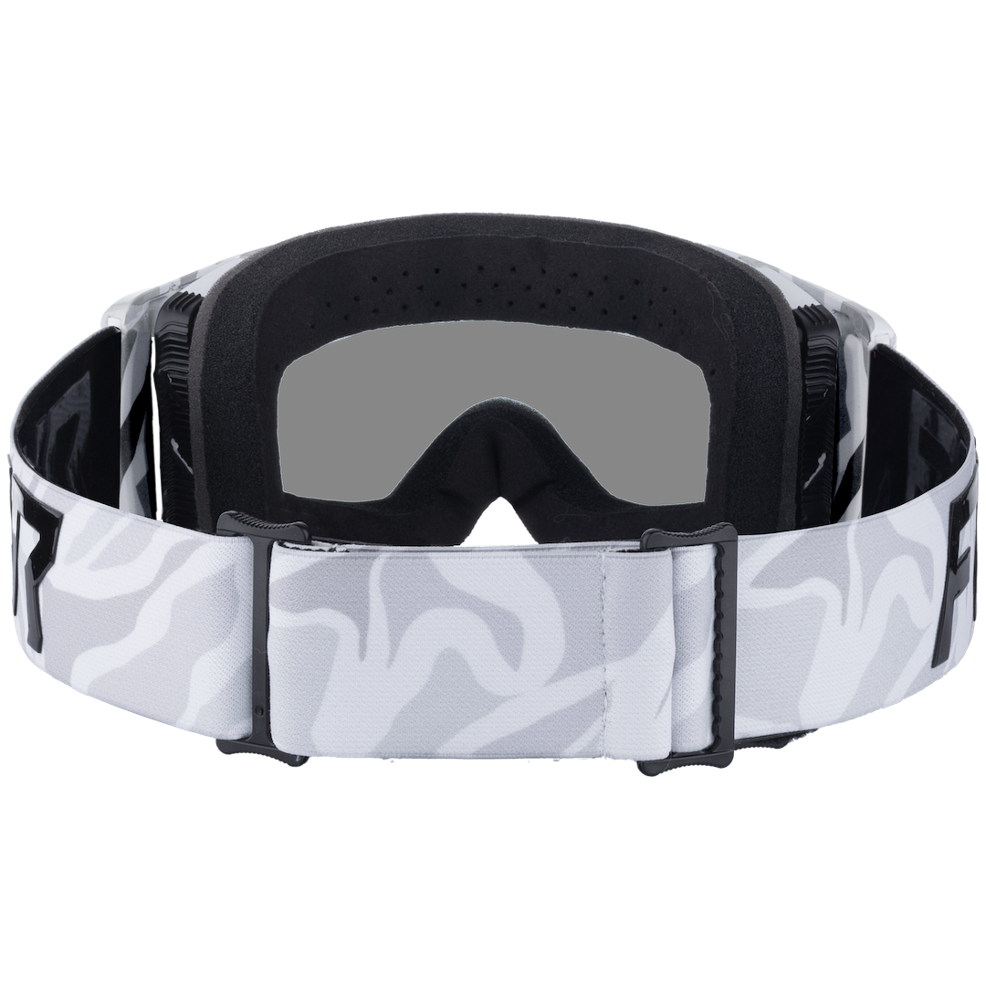 FXR Factory Ride MX Goggle 2026 White - Smoke Lens