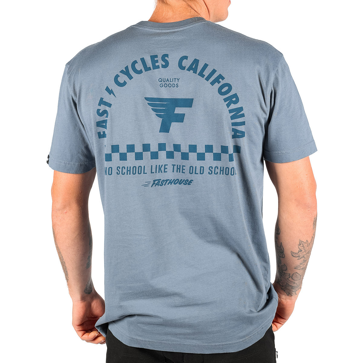 Fasthouse Fast Cycles Tee - Denim