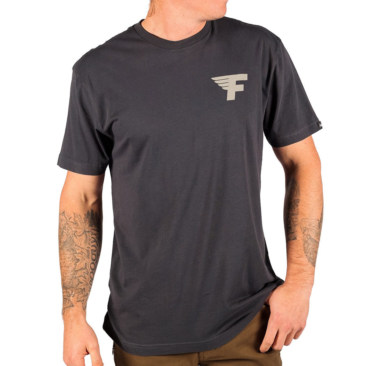 Fasthouse Fast Cycles Tee - Graphite Black