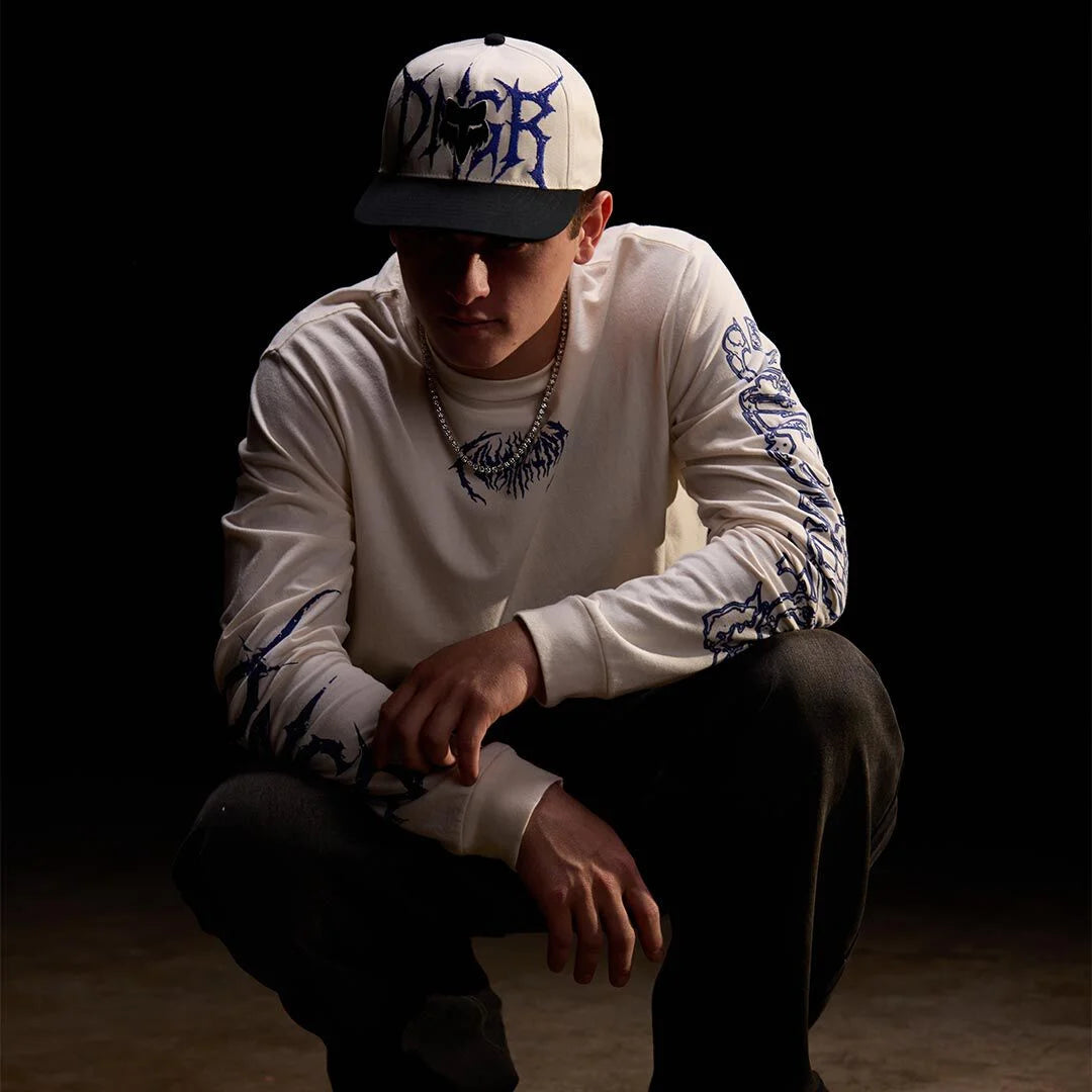 Fox DNGR 195 Original Long Sleeve Tee Off White