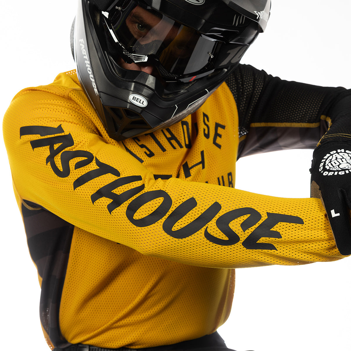 Fasthouse Grindhouse Air-Cooled Club MX Jersey - Marigold