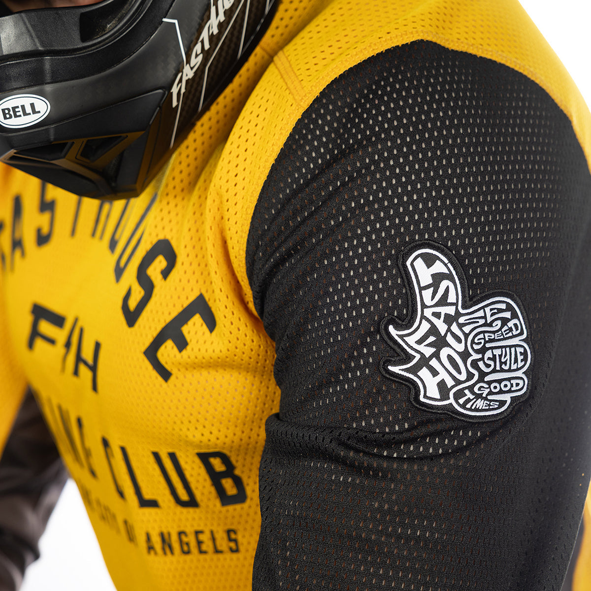 Fasthouse Grindhouse Air-Cooled Club MX Jersey - Marigold