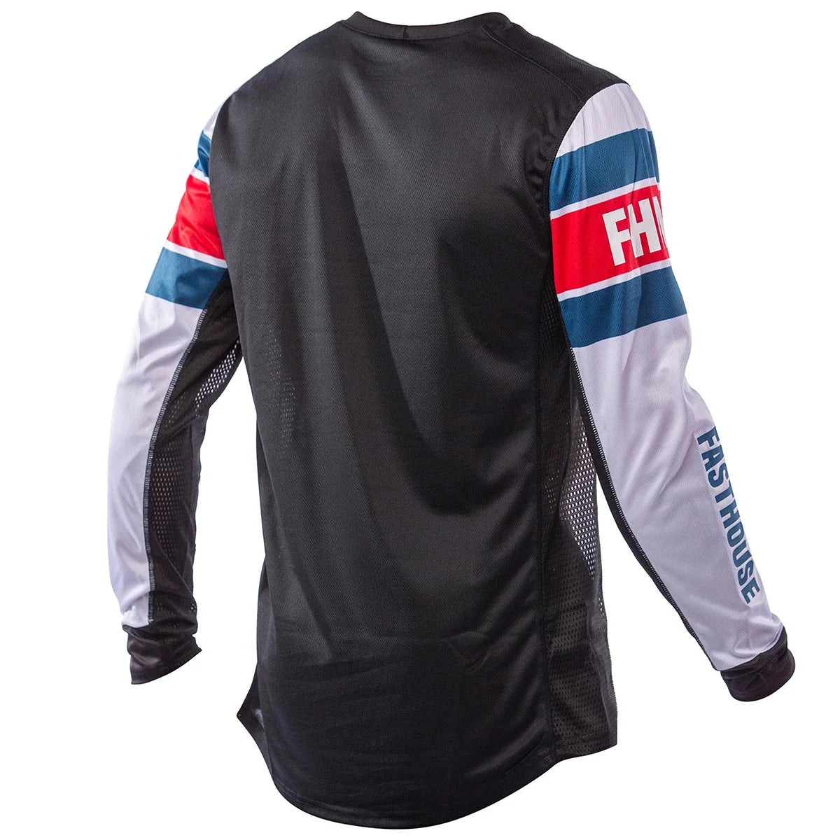 Fasthouse Grindhouse Analogue LS MX Jersey - White/Black