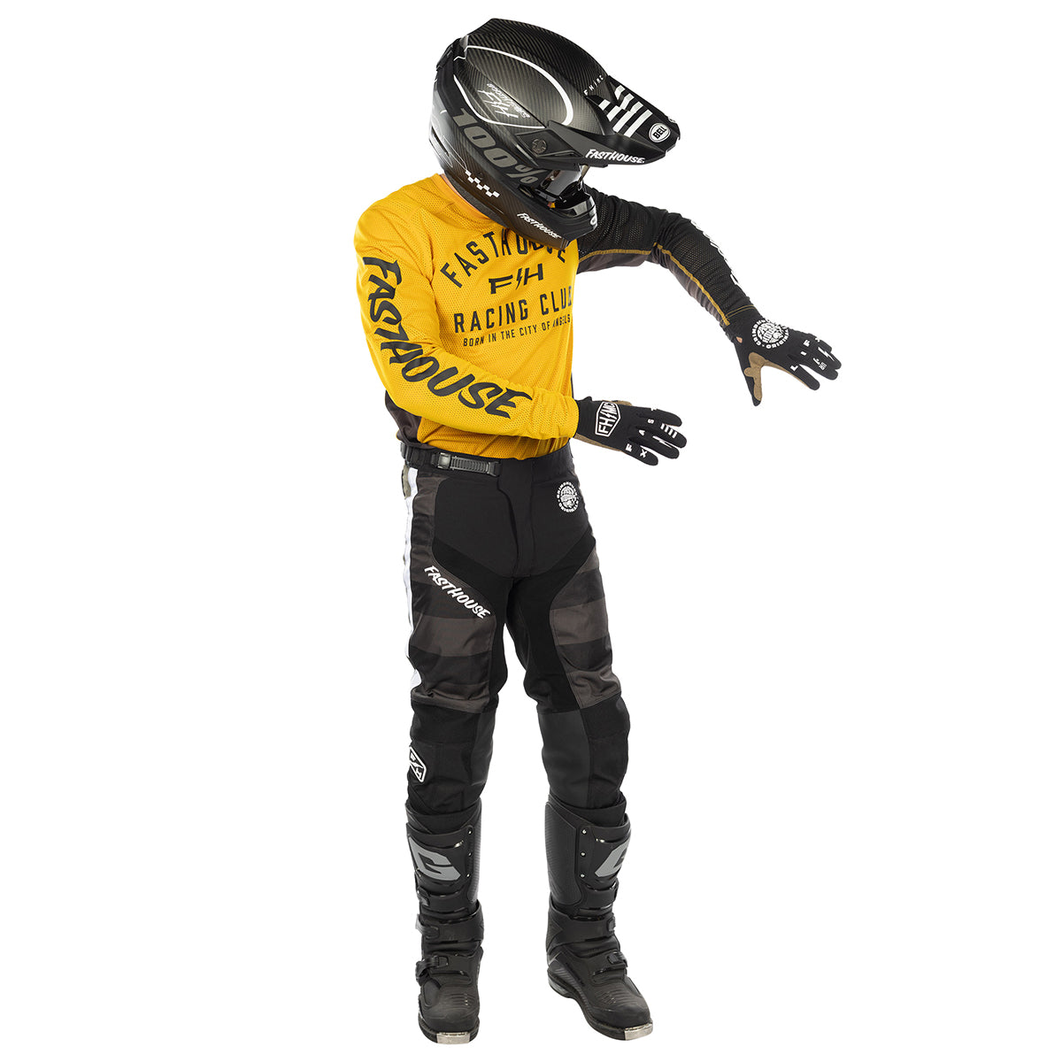 Fasthouse Grindhouse Air-Cooled Club MX Jersey - Marigold
