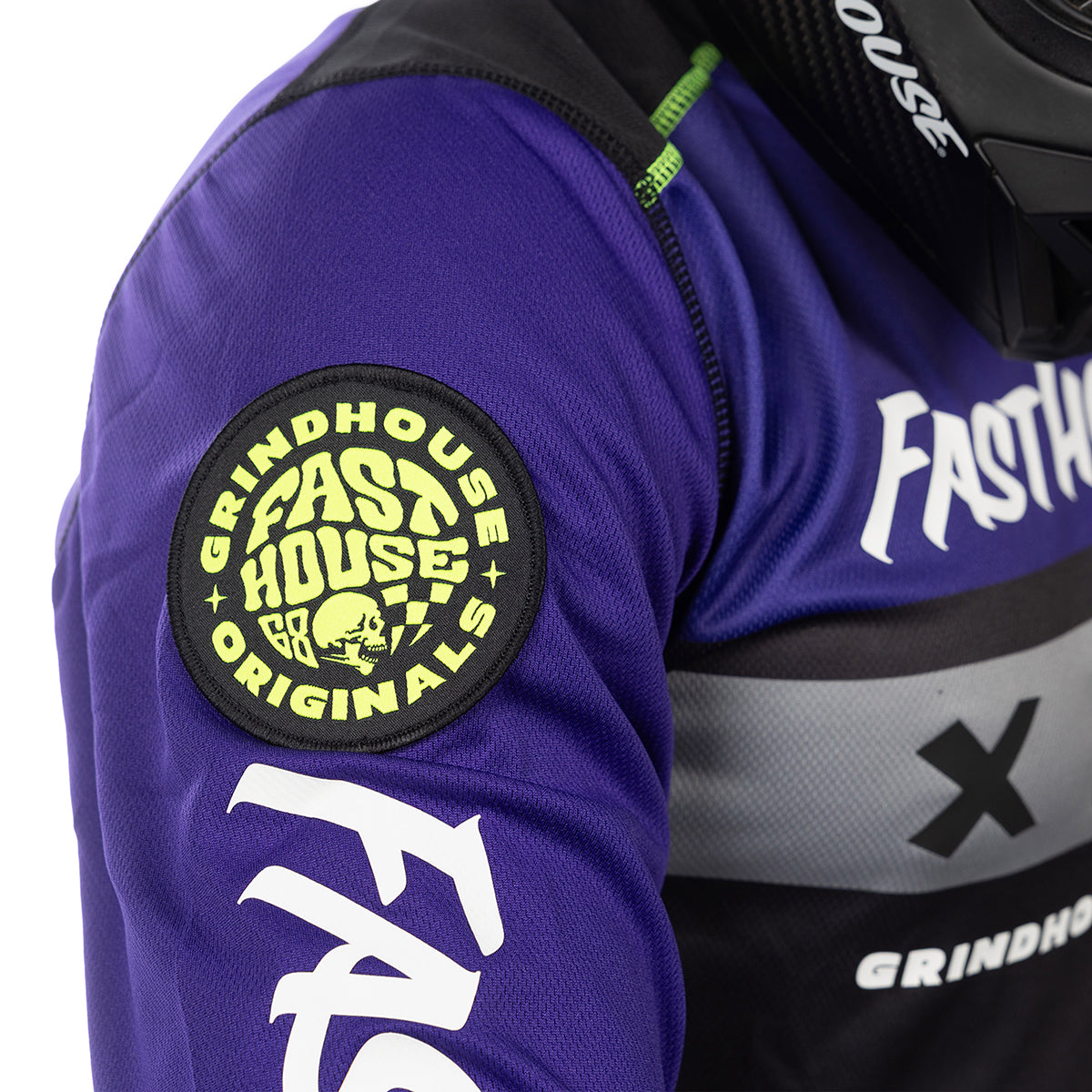 Fasthouse Grindhouse Grimm MX Jersey - FH Purple/Black