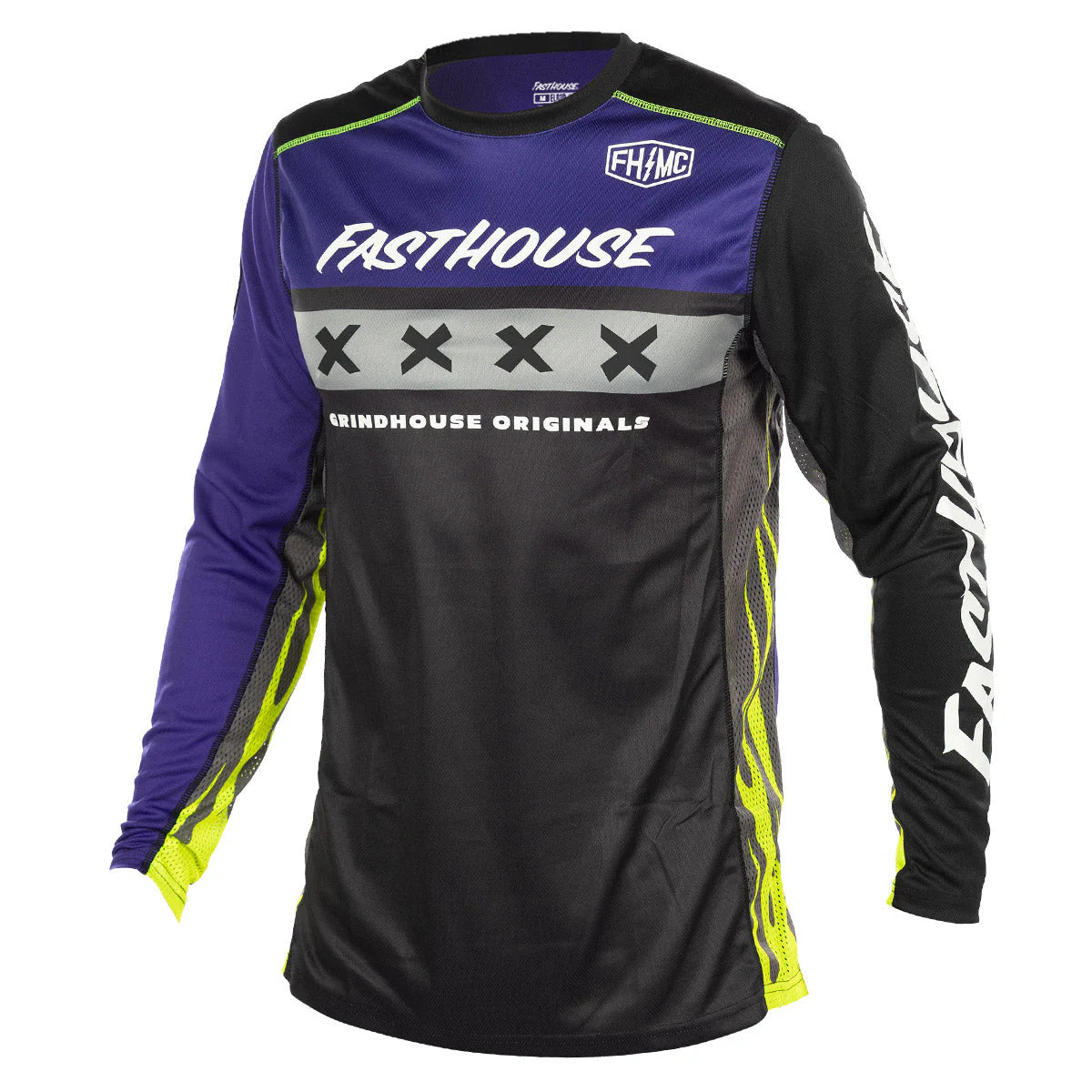 Fasthouse YOUTH Grindhouse Grimm MX Kit Combo - FH Purple/Black