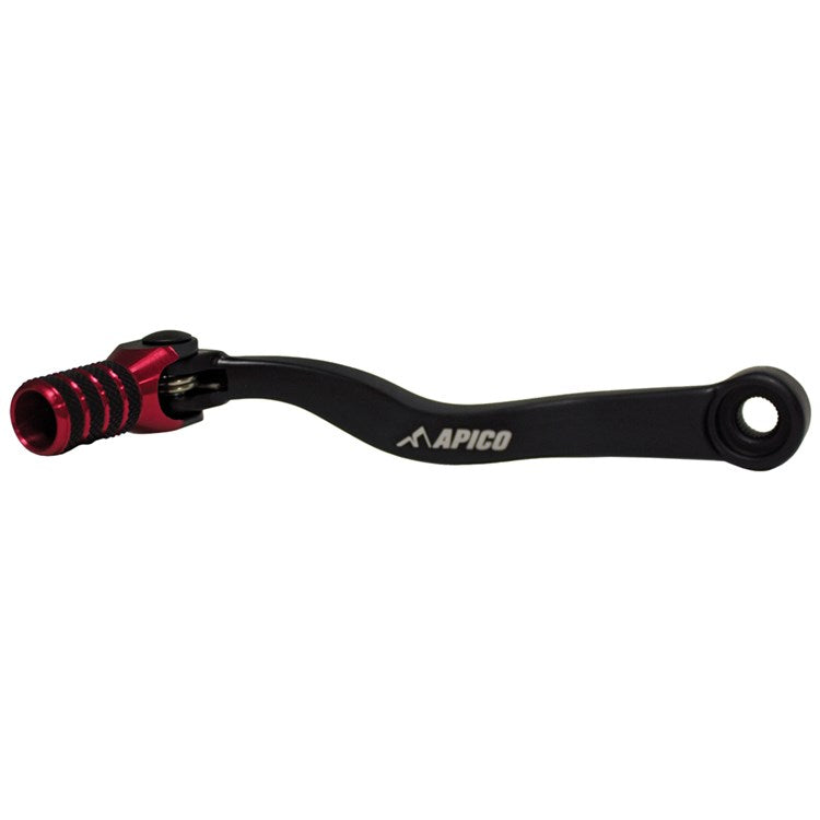 Apico Gear Lever Elite KTM/HQV/GAS SX/TC/TX125-300 23-25, EXC/TE150-300 24-25, MC/EC/EX125-300 24-25 Black/Red
