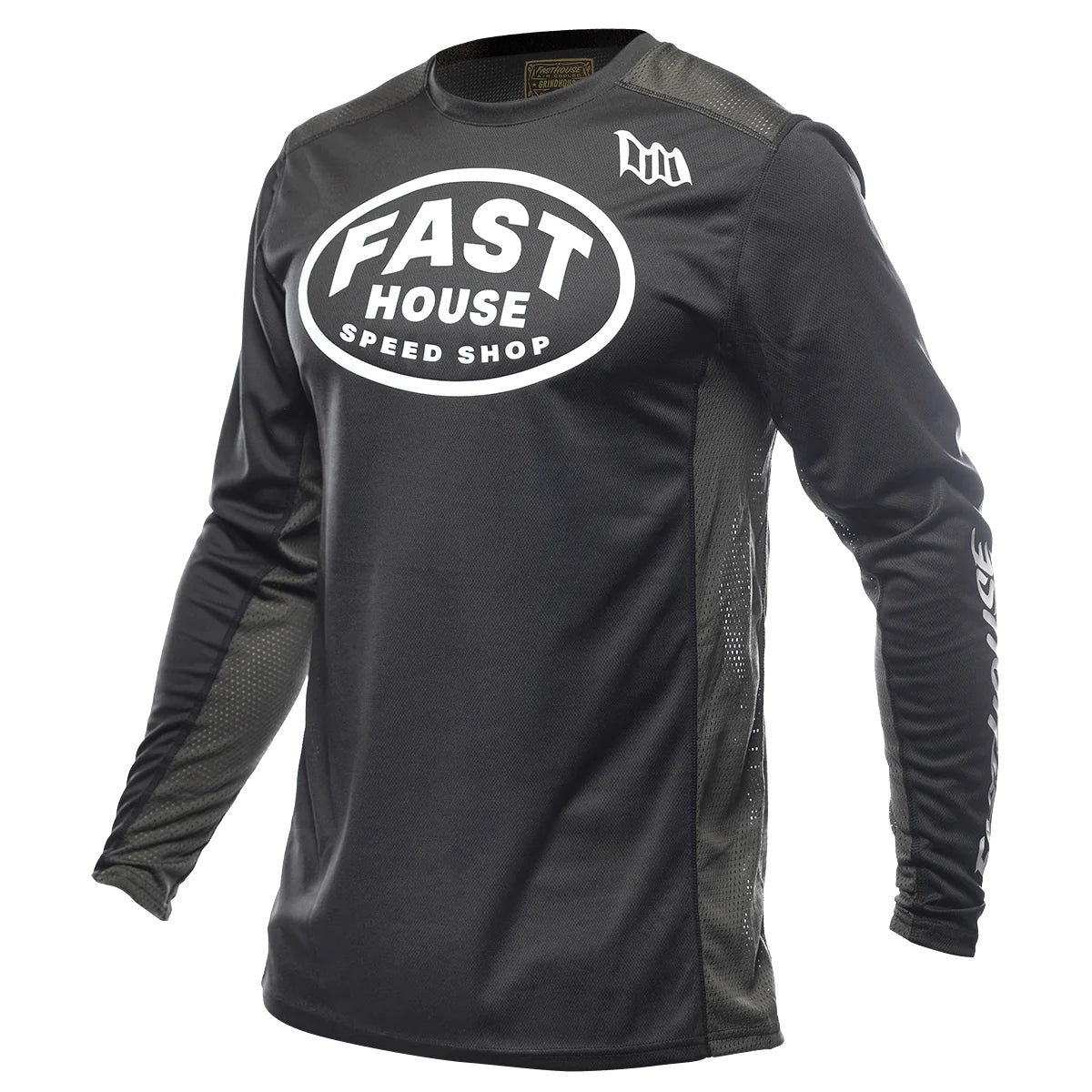 Fasthouse Grindhouse Air-Cooled Ramble LS MX Jersey Black/Grey