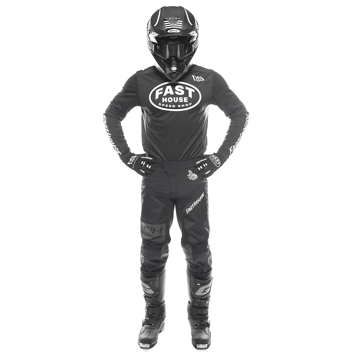 Fasthouse Grindhouse Club MX Pant Black/Grey