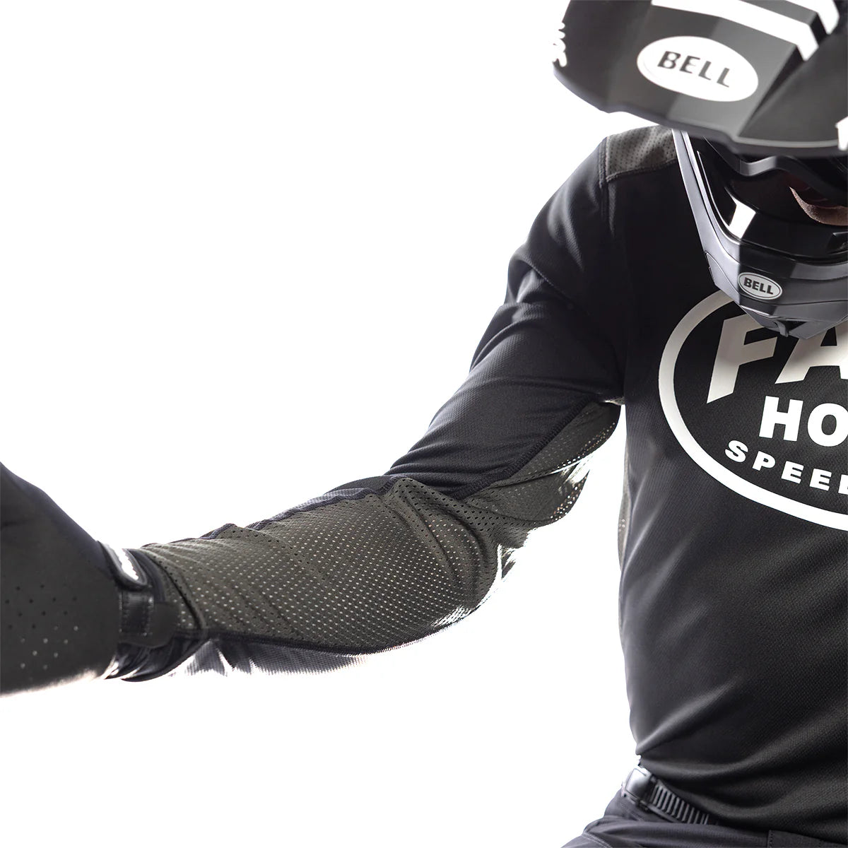 Fasthouse Grindhouse Air-Cooled Ramble LS MX Jersey Black/Grey