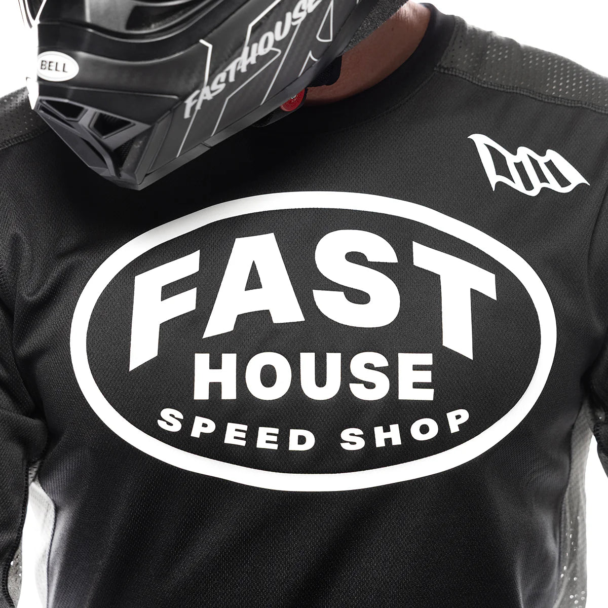 Fasthouse Grindhouse Air-Cooled Ramble LS MX Jersey Black/Grey