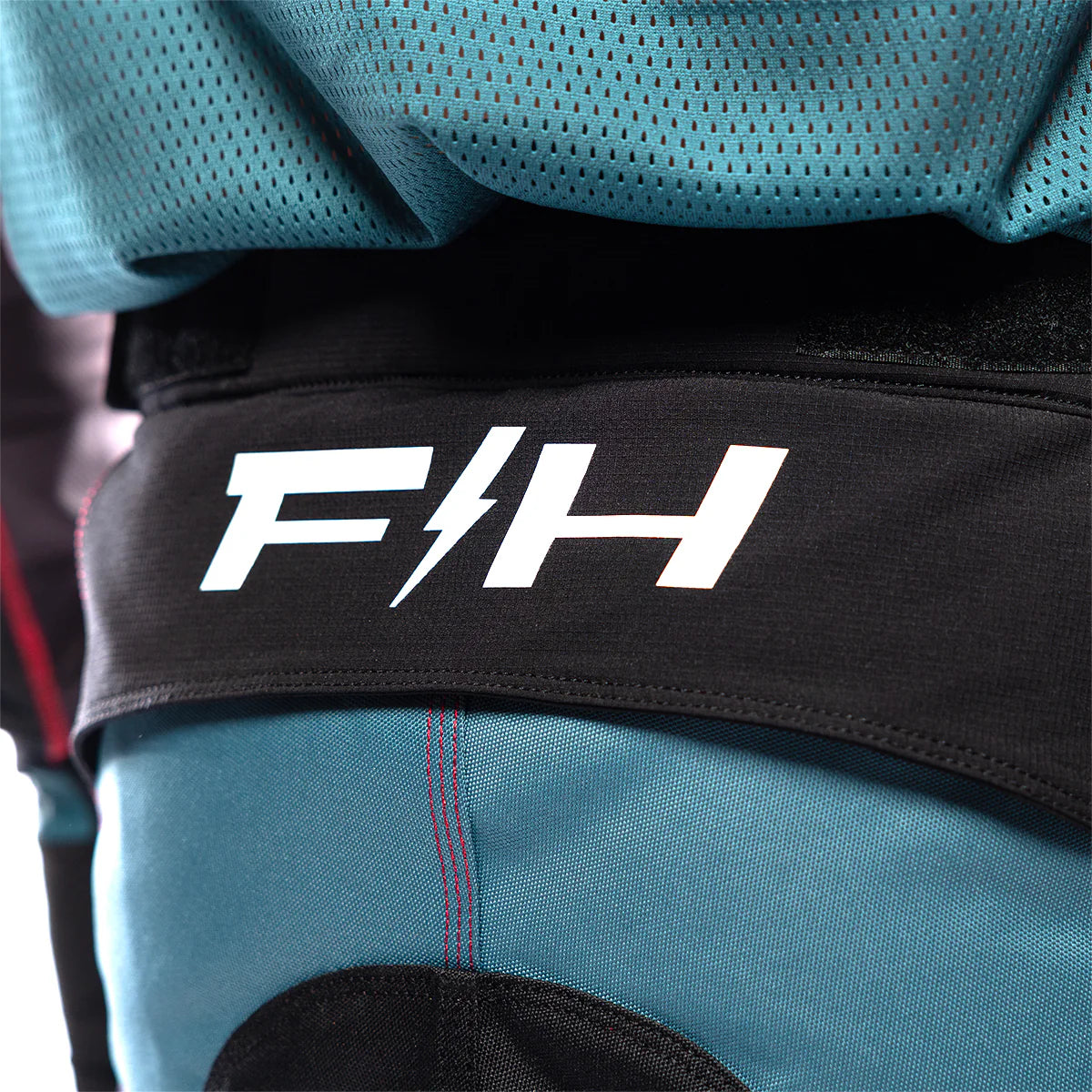 Fasthouse Grindhouse Club MX Pant Light Grey/Black/Teal