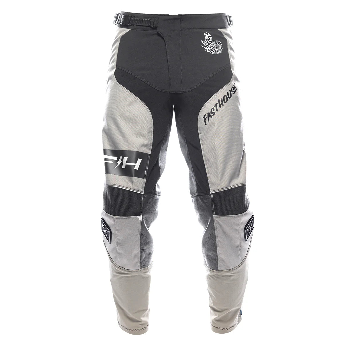 Fasthouse Grindhouse Club MX Pant Light Grey/Black/Teal