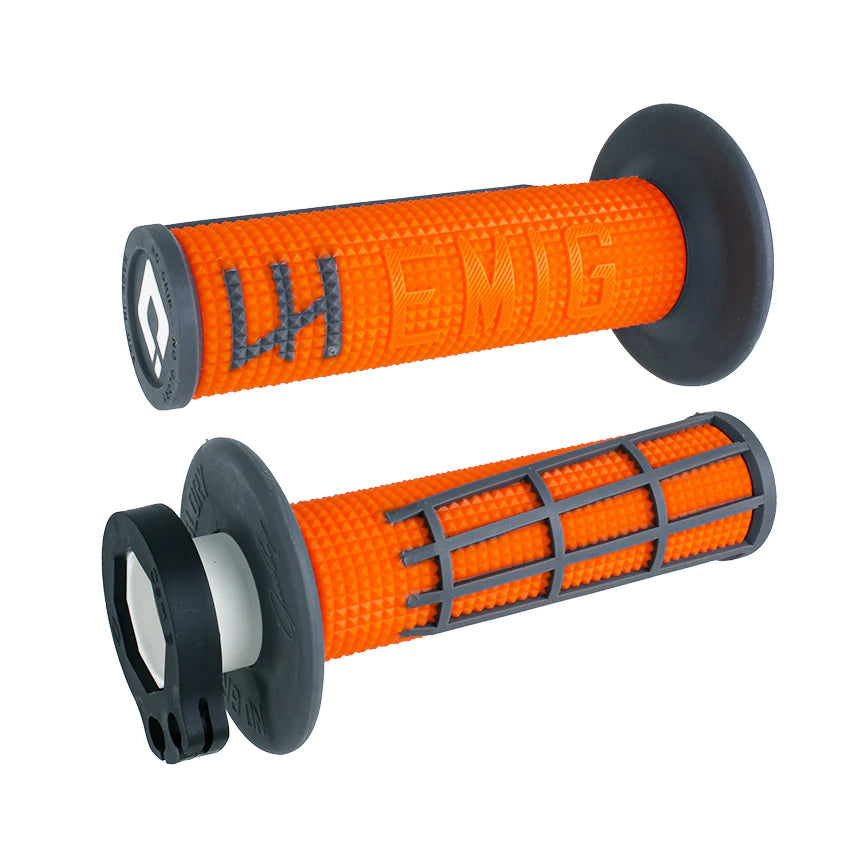ODI Lock-On Grips EMIG 2.0 V2 Orange/Graphite