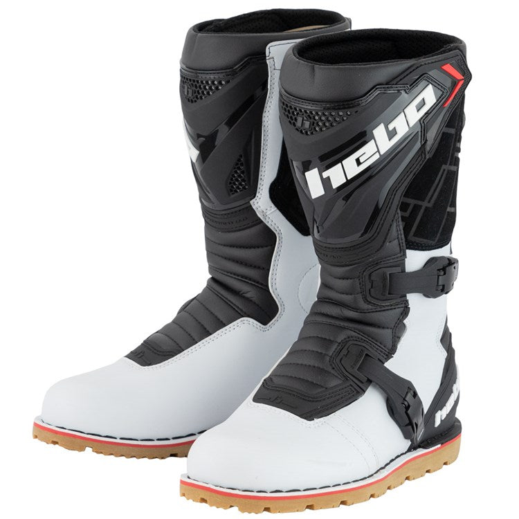 Hebo Trials Boots Technical 3.0 Micro White
