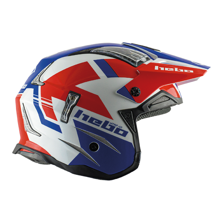 Hebo Trials Helmet Zone 4 Balance Blue/Red/White