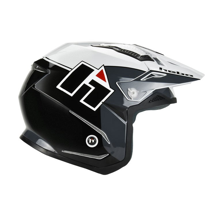 Hebo Trials Helmet Zone 5 D-01 Black/White