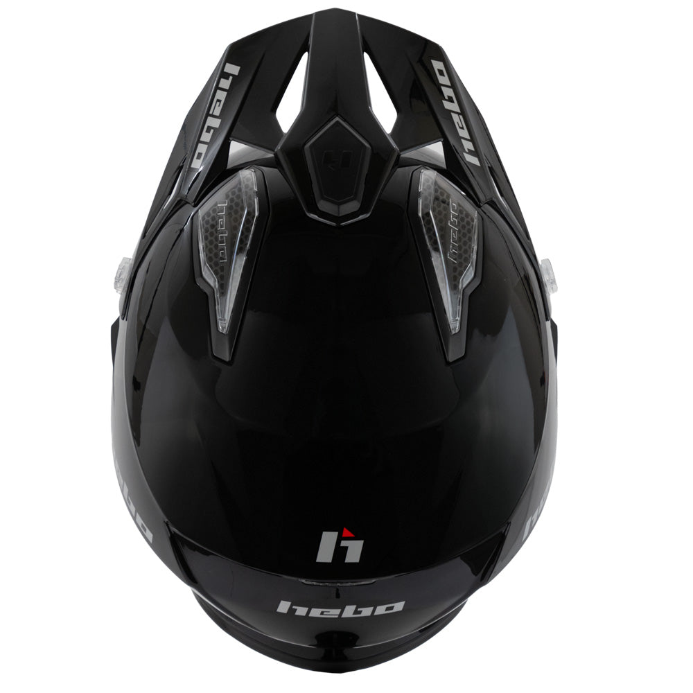 Hebo Trials Helmet Zone 5 Monocolour Black