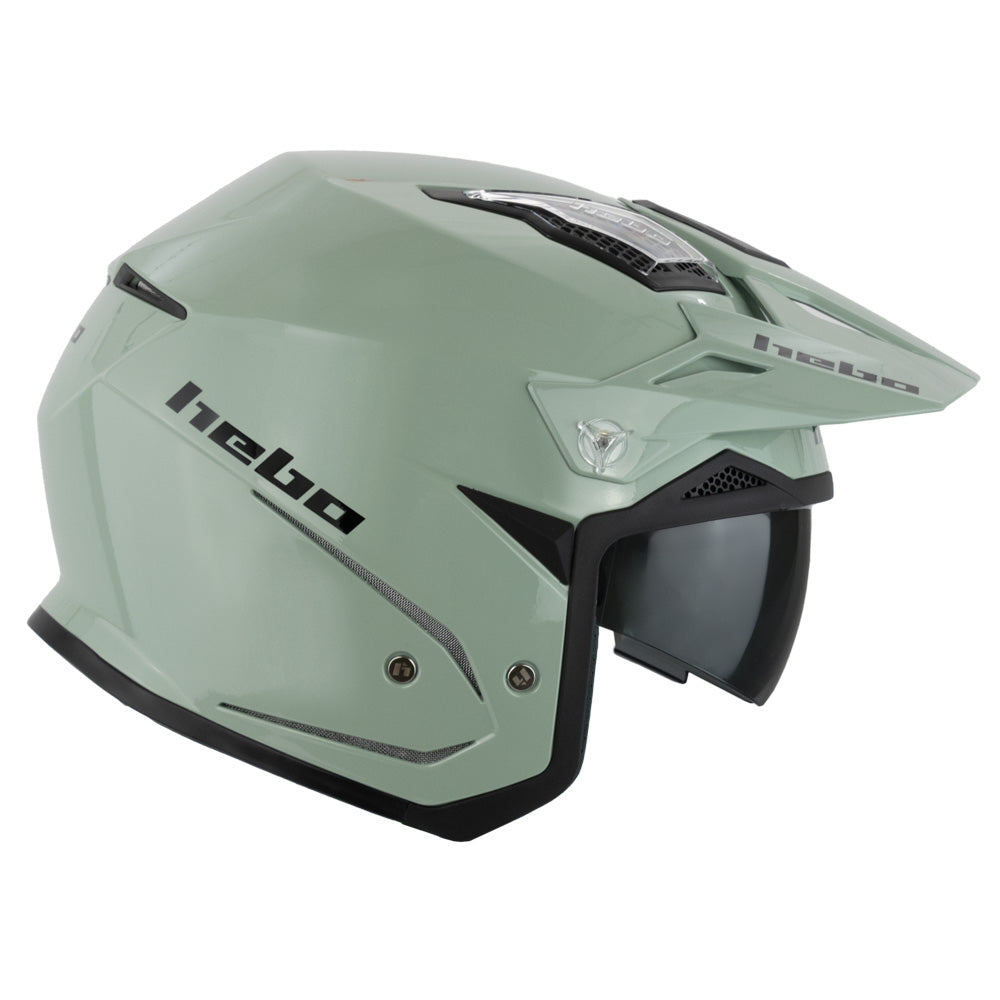 Hebo Trials Helmet Zone 5 Monocolour Green