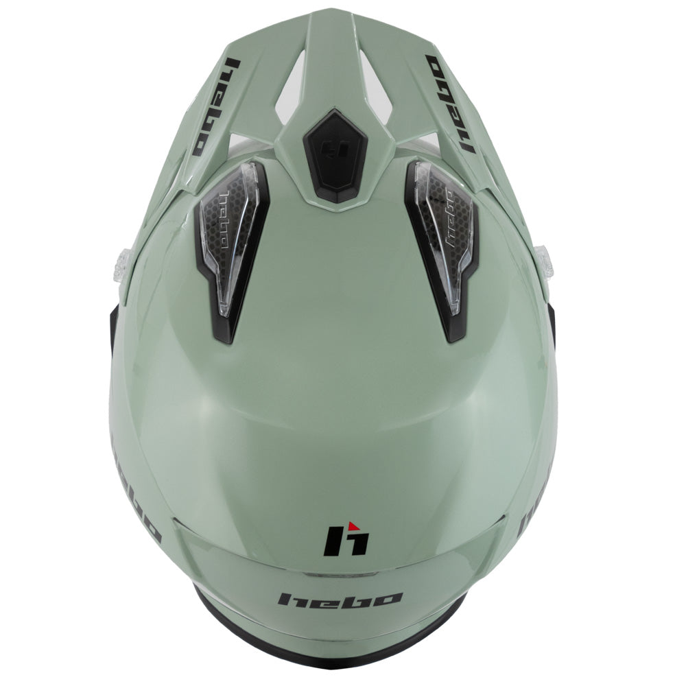 Hebo Trials Helmet Zone 5 Monocolour Green