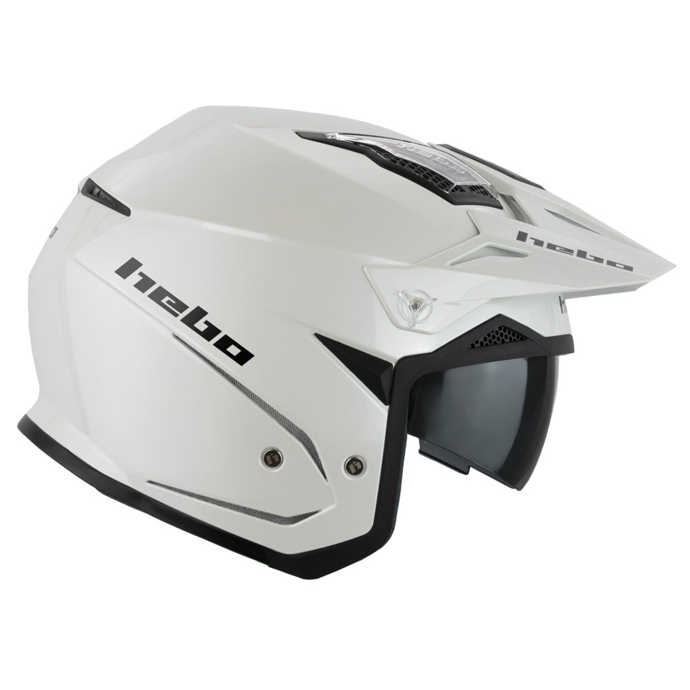 Hebo Trials Helmet Zone 5 Monocolour White