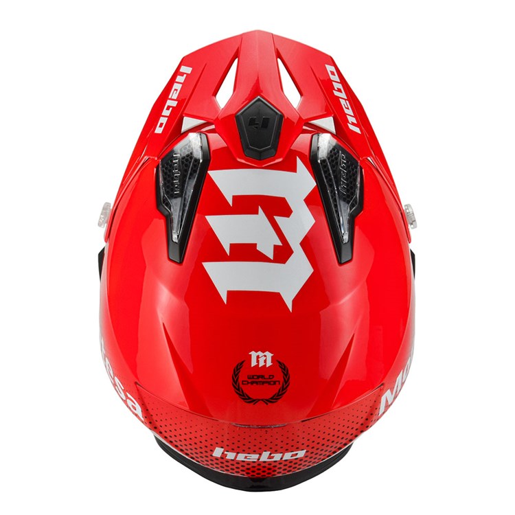 Hebo Trials Helmet Zone 5 Montesa Classic Red