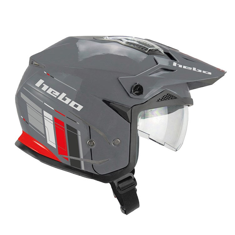 Hebo Trials Helmet Zone 5 RS Grey