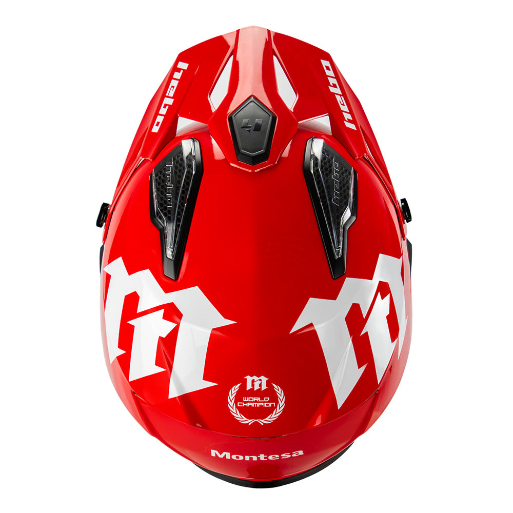 Hebo Trials Helmet Zone 5 Montesa Classic Red