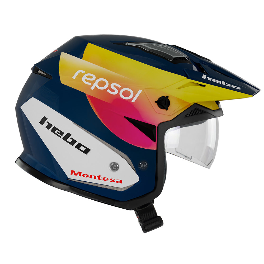 Hebo Trials Helmet Zone 5 Montesa Team Blue/Pink