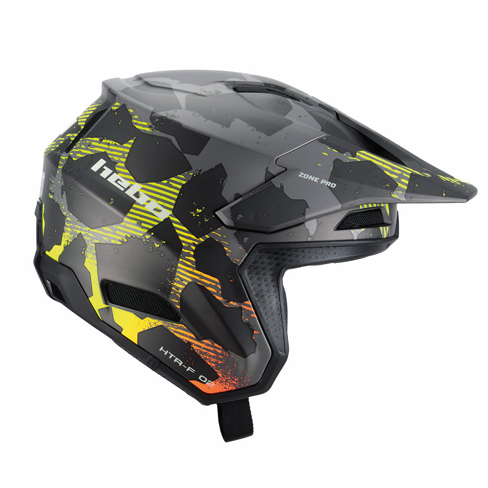 Hebo Trials Helmet Zone Pro Camo Grey