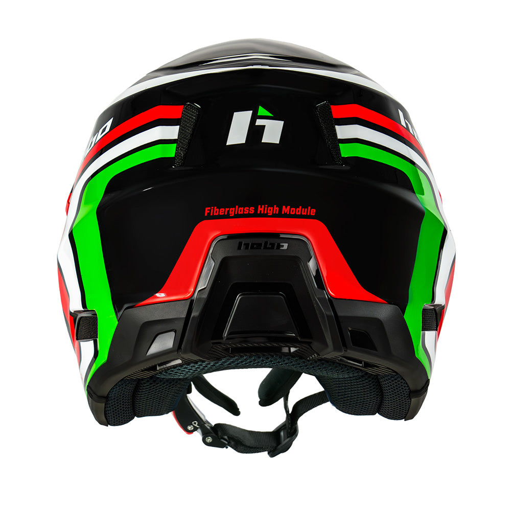 Hebo Trials Helmet Zone Pro Classic Black/Green